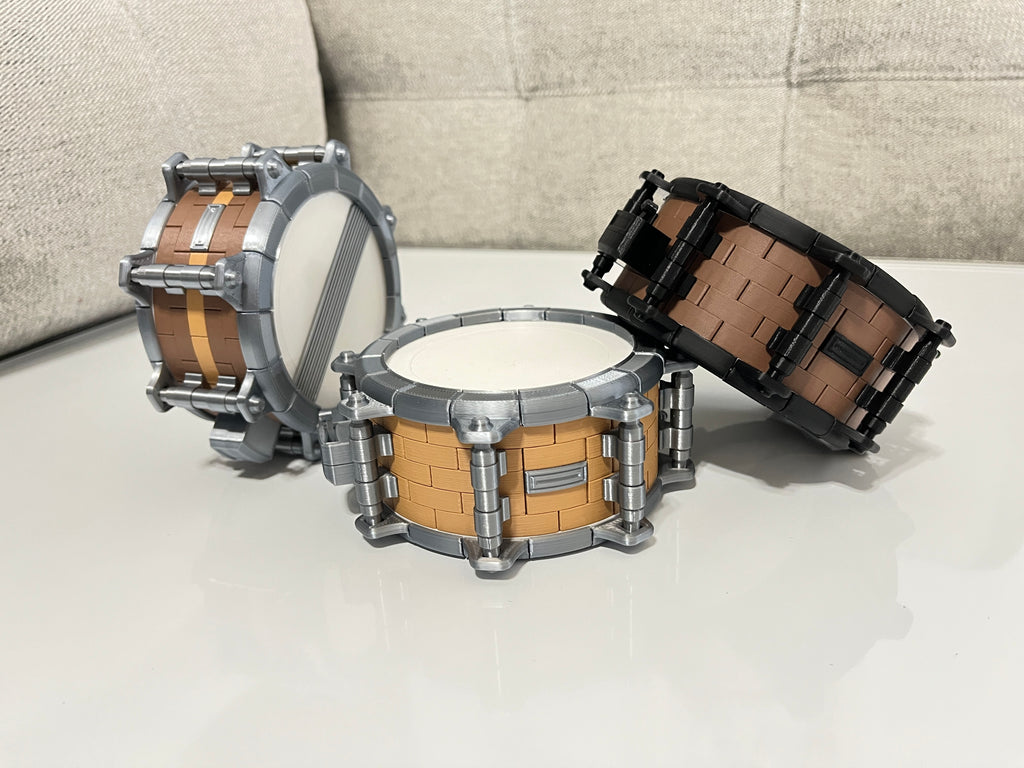 Beat Blokz - 1/4 Scale Snare Drum - Kit, 3D printed drum part - photo 6