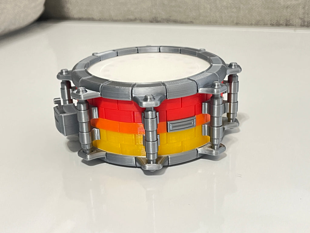 Beat Blokz - 1/4 Scale Snare Drum - Kit, 3D printed drum part - photo 7