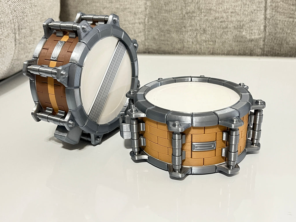 Beat Blokz - 1/4 Scale Snare Drum - Kit, 3D printed drum part - photo 9
