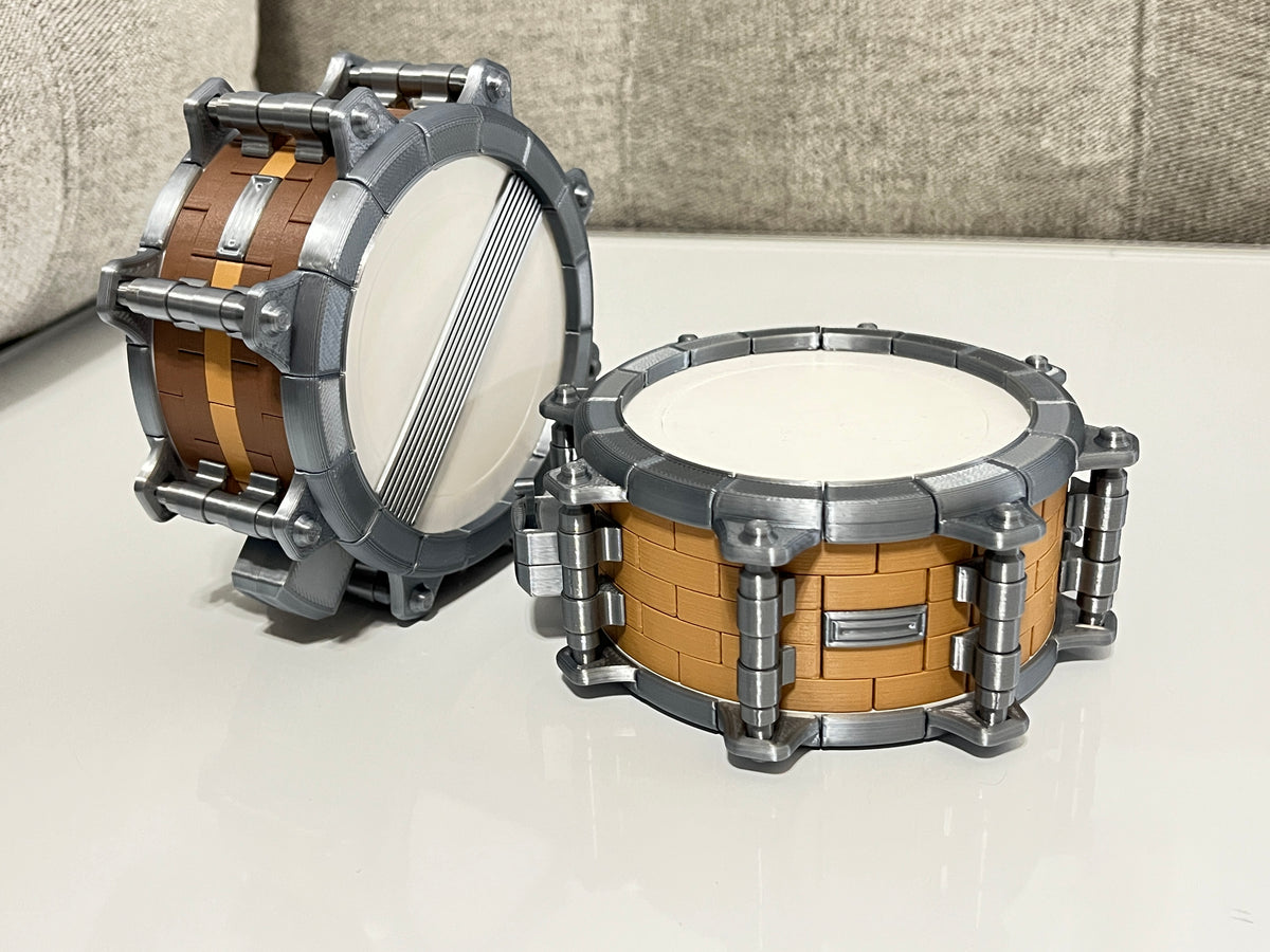 Beat Blokz - 1/4 Scale Snare Drum - Kit, 3D printed drum part - photo 9