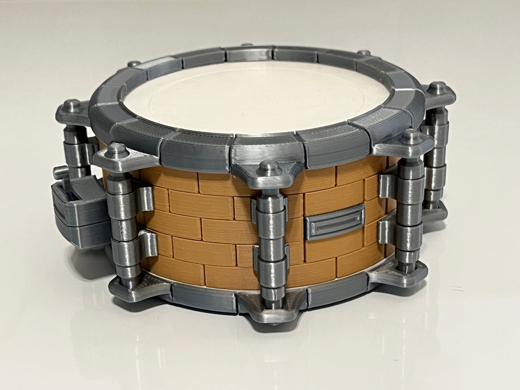 Beat Blokz - 1/4 Scale Snare Drum - Kit, 3D printed drum part - photo 11