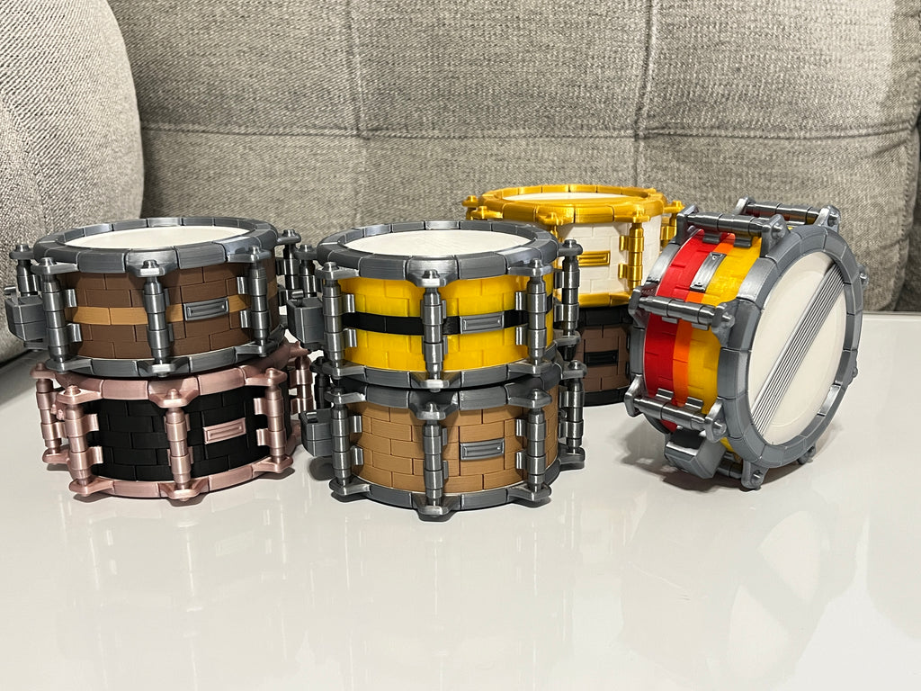Beat Blokz - 1/4 Scale Snare Drum - Kit, 3D printed drum part - photo 15