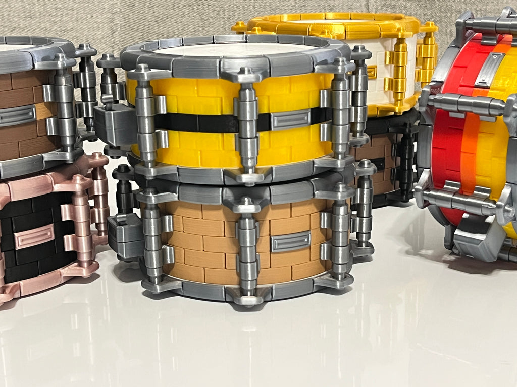 Beat Blokz - 1/4 Scale Snare Drum - Kit, 3D printed drum part - photo 16