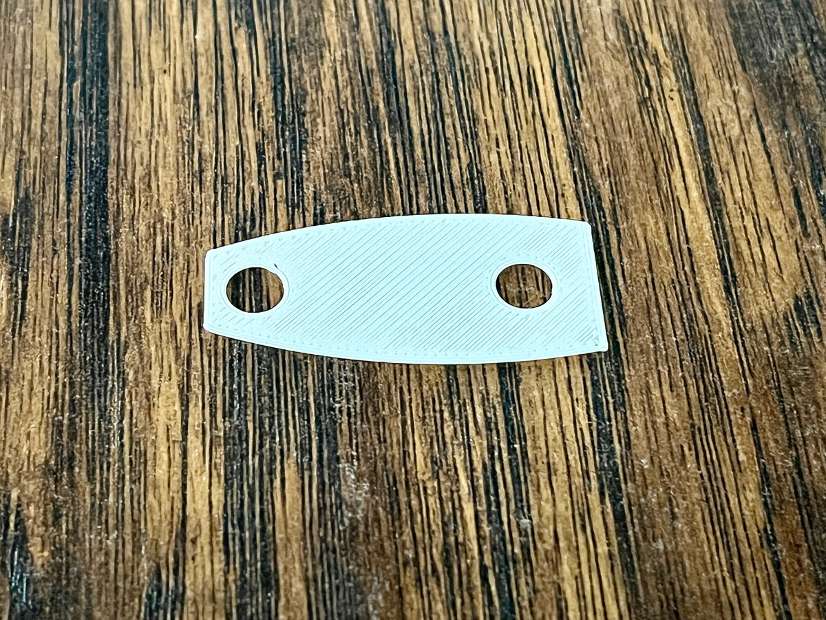 Ludwig Drums Mini Classic Lug Lug, Inner Spacer/Gasket, Vistalite, White, 3D printed drum part - photo 4