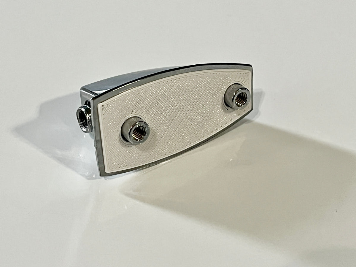 Ludwig Drums Mini Classic Lug Lug, Inner Spacer/Gasket, Vistalite, White, 3D printed drum part - photo 2