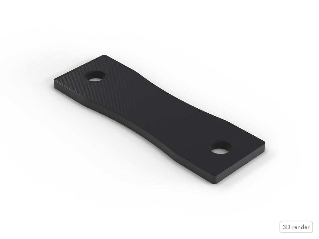 Drum Lug Spacer/Gasket - Ludwig Compatible Drum Part Replacement (2.75" Bowtie Lugs) 3D View 2