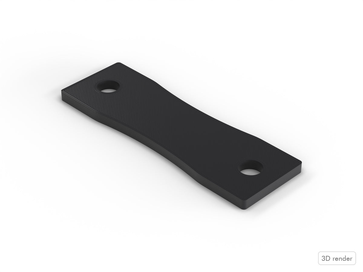 Drum Lug Spacer/Gasket - Ludwig Compatible Drum Part Replacement (2.75" Bowtie Lugs) 3D View 2