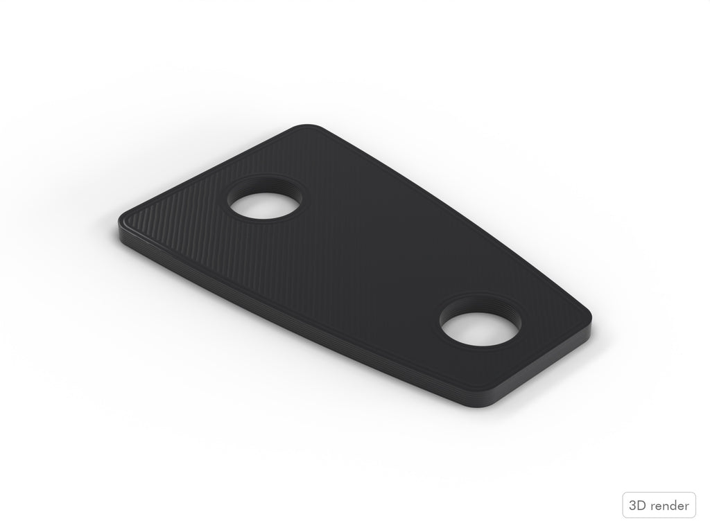 Drum Lug Spacer/Gasket, Ludwig Compatible Drum Part Replacement. Low Mass Mini-Lug (Micro-Lugs) 3D View 2