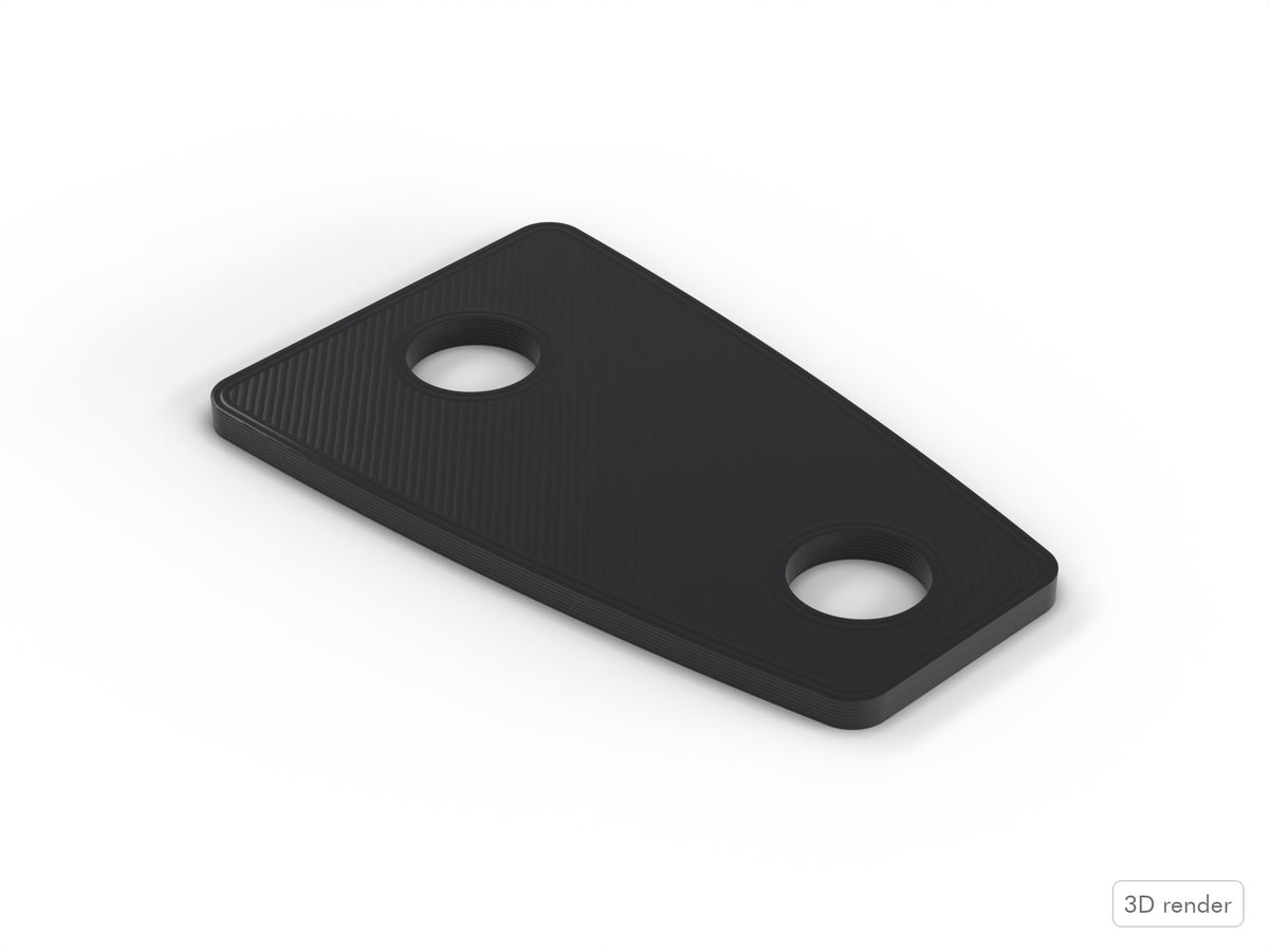 Drum Lug Spacer/Gasket, Ludwig Compatible Drum Part Replacement. Low Mass Mini-Lug (Micro-Lugs) 3D View 2