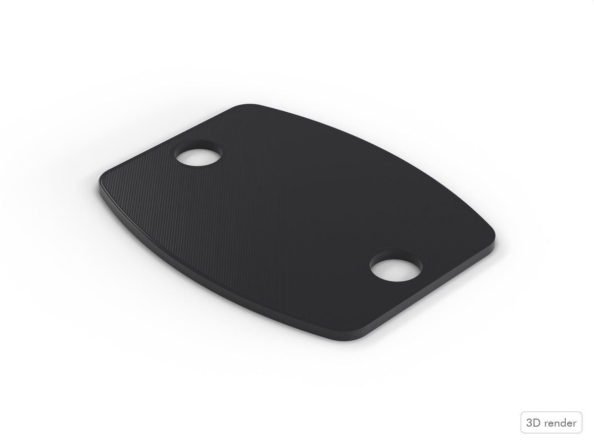 Tom Mount/Floor Tom Bracket Spacer - Ludwig Compatible Drum Part Replacement (Elite-Style) 3D View 2