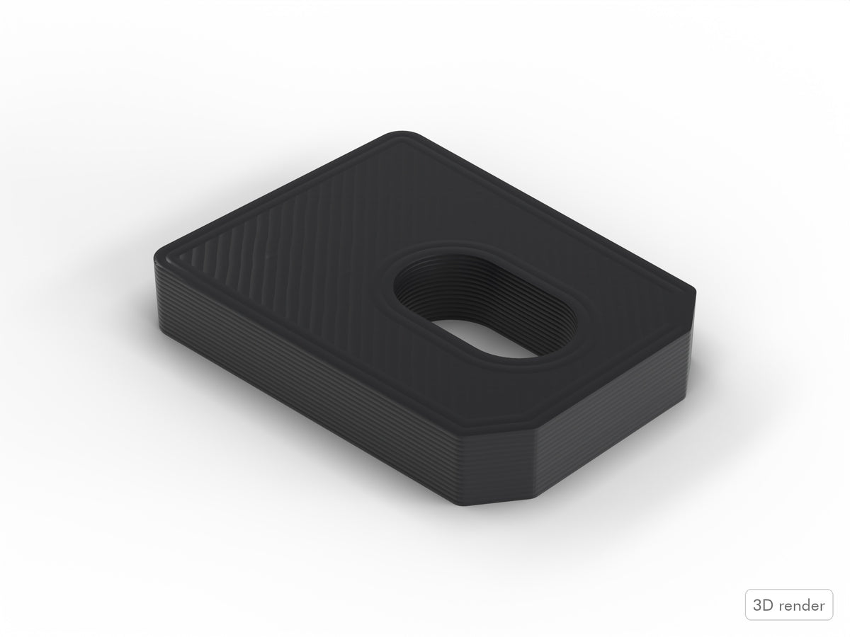 Lug Nut Stopper Insert, Ludwig (Large) Bowtie Lug Compatible Drum Part Replacement 3D View 2