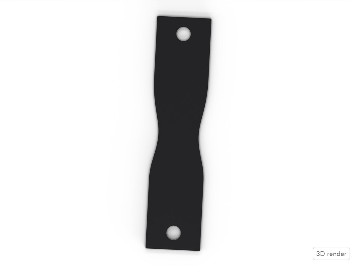 Drum Lug Spacer/Gasket - Ludwig Compatible Drum Part Replacement (Large Bowtie) Top View