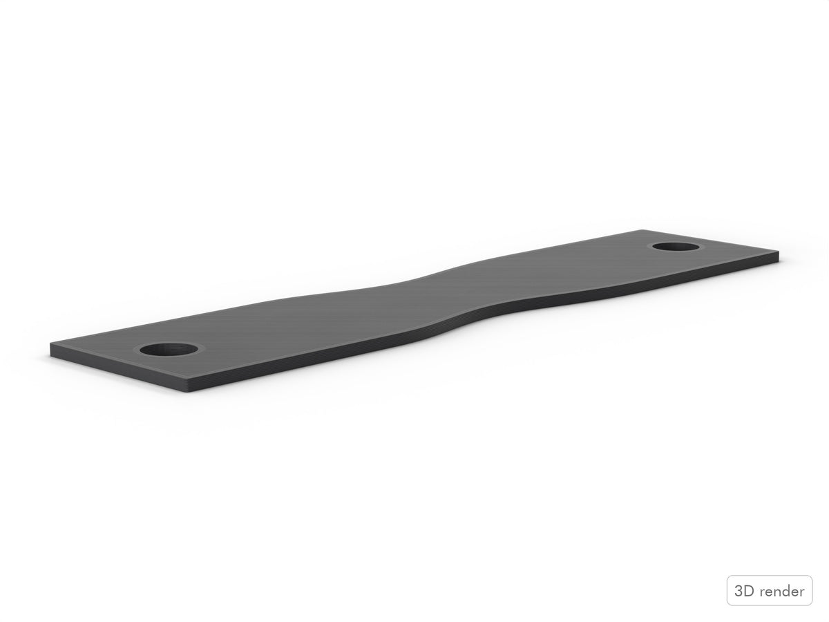 Drum Lug Spacer/Gasket - Ludwig Compatible Drum Part Replacement (Large Bowtie) Side View