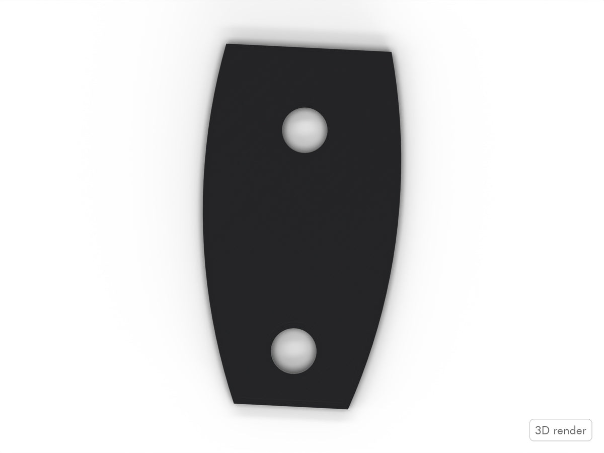 Ludwig Drums, Classic Mini Lug, 3D Printed Spacer/Gasket, (P6267) Color Options Top View