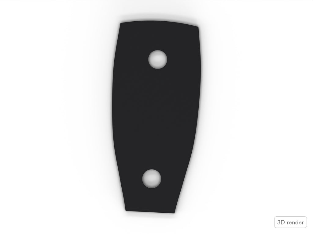 Ludwig Drums, Classic Lug, 3D Printed Lug Spacer/Gasket, (P6264) Color Options Top View