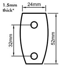 Load image into Gallery viewer, Ludwig Drums, Classic Mini Lug, 3D Printed Spacer/Gasket, (P6267) Color Options
