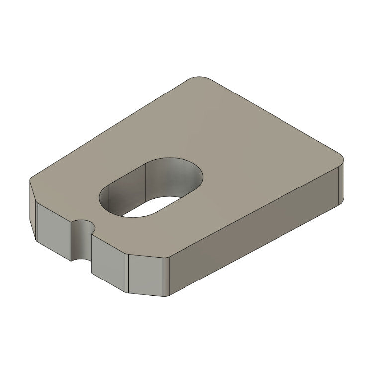 Lug Nut Stopper Insert (Notched), Ludwig Classic Lug Compatible, 3D printed drum part - photo 1