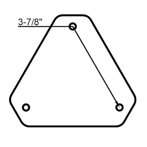 Ludwig Compatible Bass Drum Masking Plate (Modular), 3D printed drum part - photo 2
