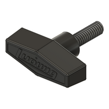 Load image into Gallery viewer, Ludwig-Style Vintage Drum Wingnut, Male
