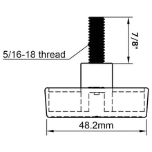 Load image into Gallery viewer, Ludwig-Style Vintage Drum Wingnut, Male
