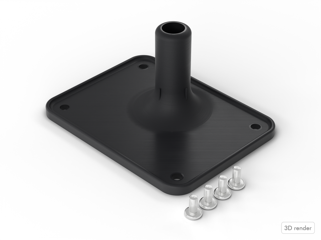 Roland MDP-7U Compatible Electronic Drum Module Mount (3D render)