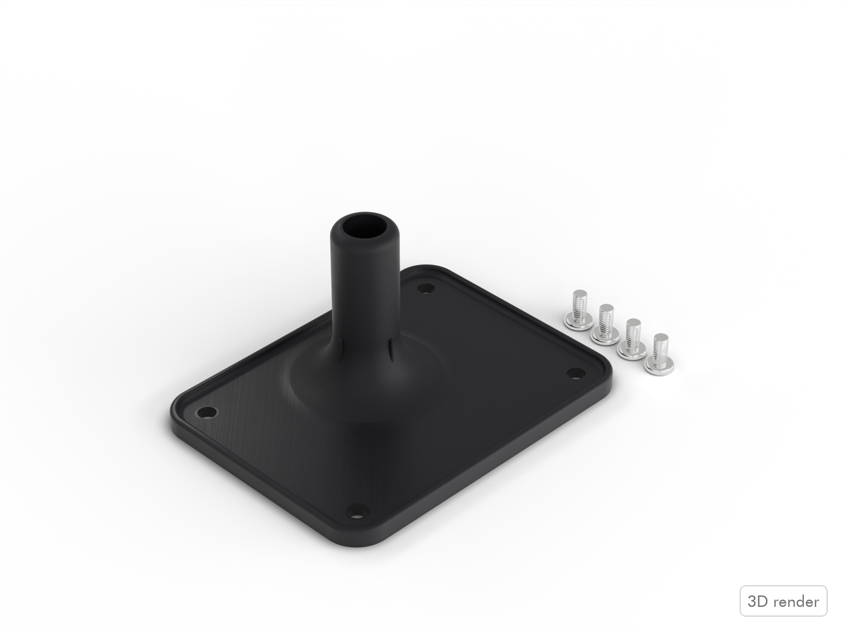 Roland MDP-7U Compatible Electronic Drum Module Mount (3D render)