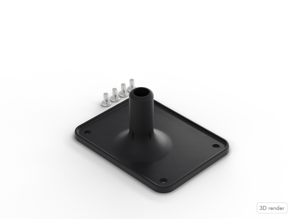 Roland MDP-7U Compatible Electronic Drum Module Mount (3D render)