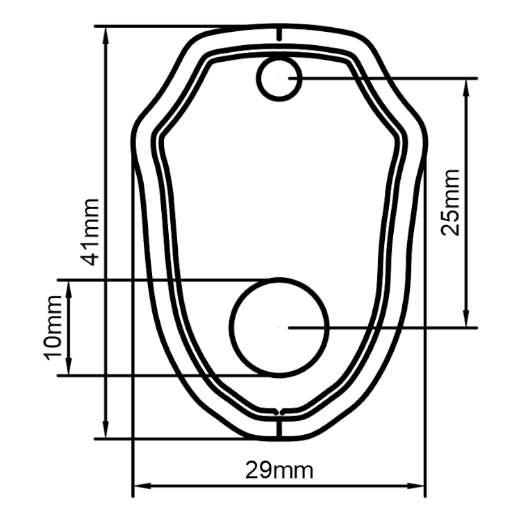 Drum Lug Spacer, Mapex Armory/Saturn Compatible, 3D printed drum part - photo 2
