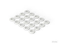 Pearl-Style Tension Rod Washers / Spacers 3D View
