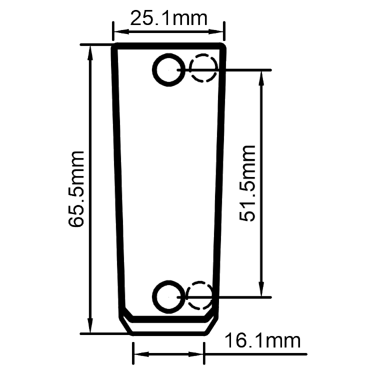 Bass Drum Lug Spacer - Pearl Compatible (World Series), 3D printed drum part - photo 2