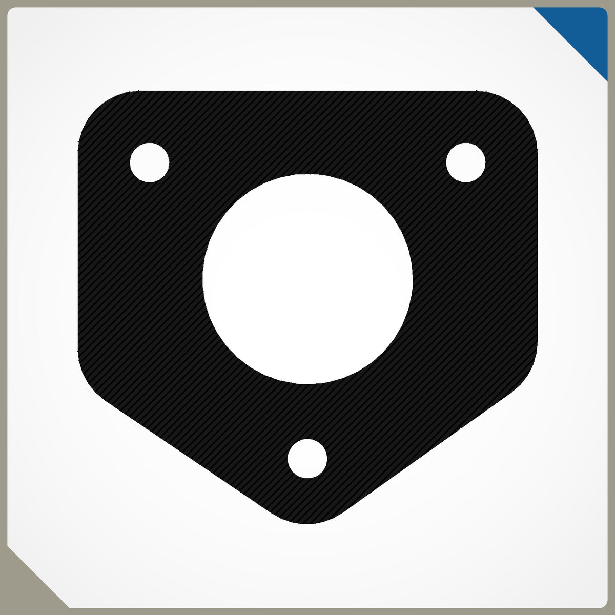 Tom Mount Spacer - Pearl Compatible (Export/World-Style), 3D printed drum part - photo 1