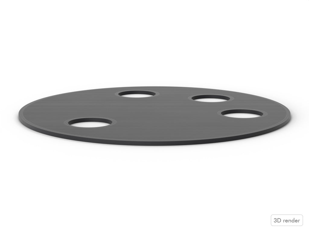 Floor Tom Bracket Spacer Sonor Force (3007) Compatible Drum Part Replacement Side View