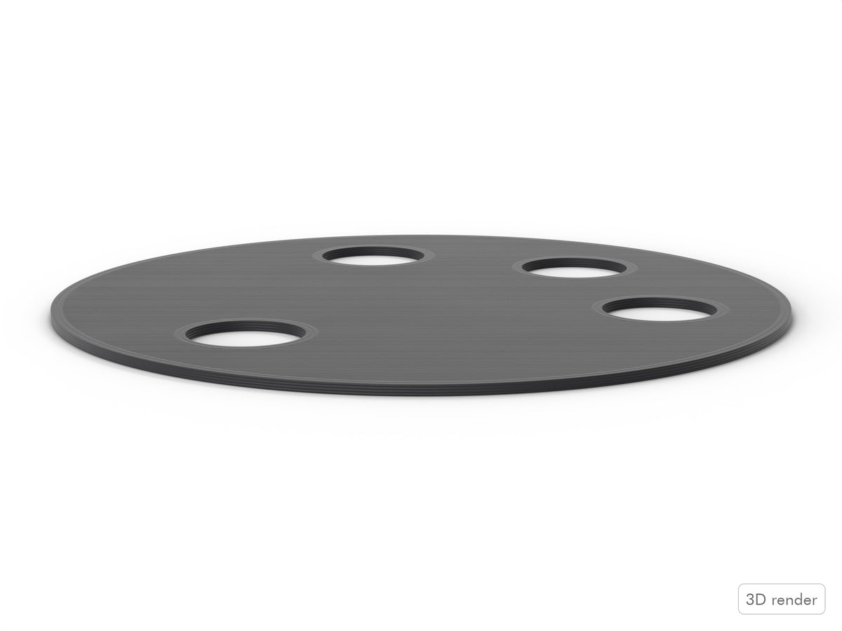 Floor Tom Bracket Spacer Sonor Force (3007) Compatible Drum Part Replacement Side View