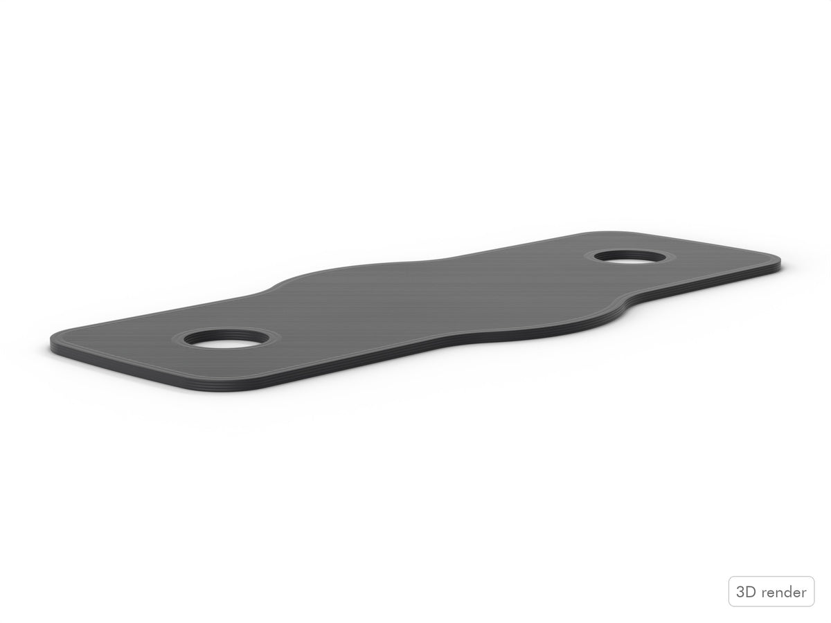 Bass Lug Spacer/Gasket, Sonor Force (3005) Compatible Drum Part Replacement Side View