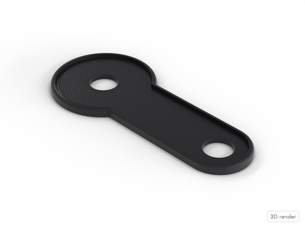 Drum Lug Spacer/Gasket, Sonor AQ2 / AQX Compatible Drum Part Replacement 3D View 2