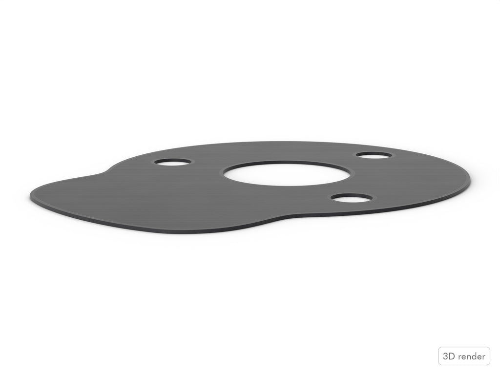 Bass Mount Spacer - Sonor Force (3005) Compatible Drum Part Replacement Side View