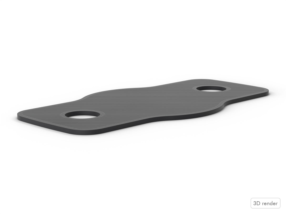 Tom Lug Spacer/Gasket Sonor Force Compatible Drum Part Replacement Side View