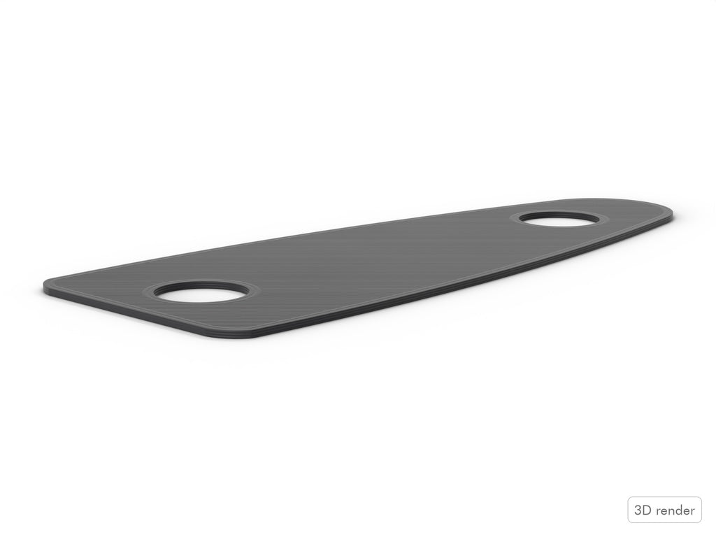 Tom Lug Spacer/Gasket, Yamaha Compatible Drum Part Replacement Side View