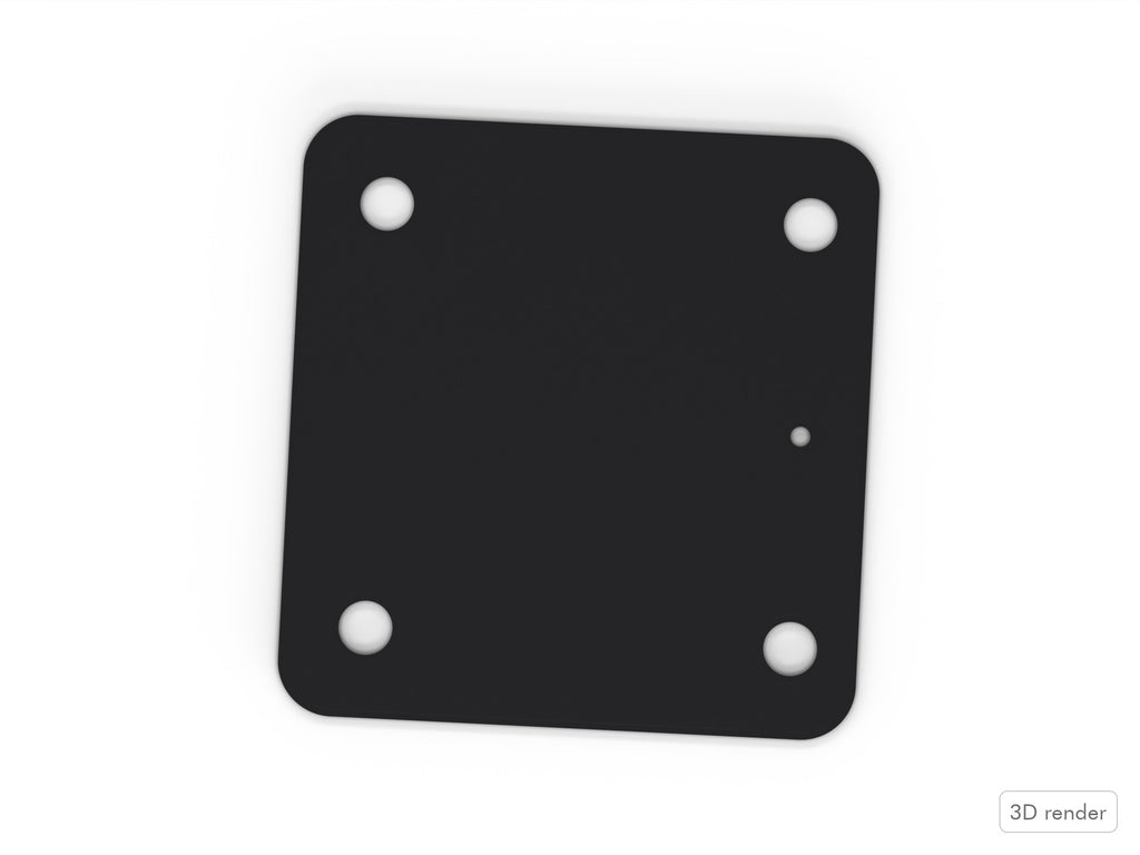 Spur Bracket Gasket - Tama Starclassic Compatible Drum Part Replacement (MSB30/MSB35) Top View