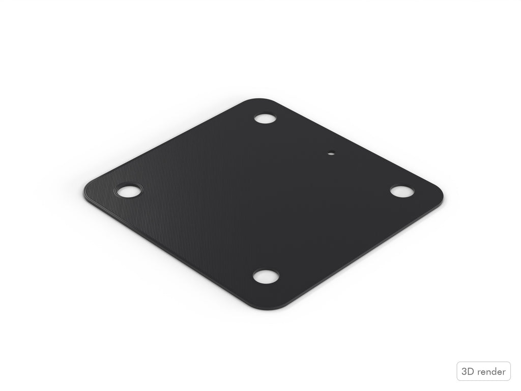 Spur Bracket Gasket - Tama Starclassic Compatible Drum Part Replacement (MSB30/MSB35) 3D View 2