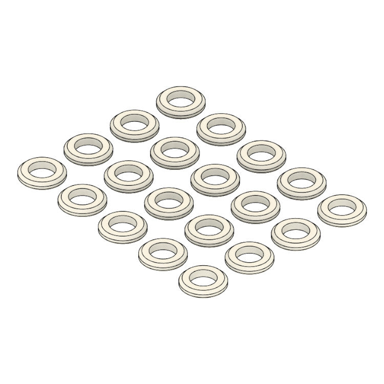 Pearl-Style Tension Rod Washers / Spacers
