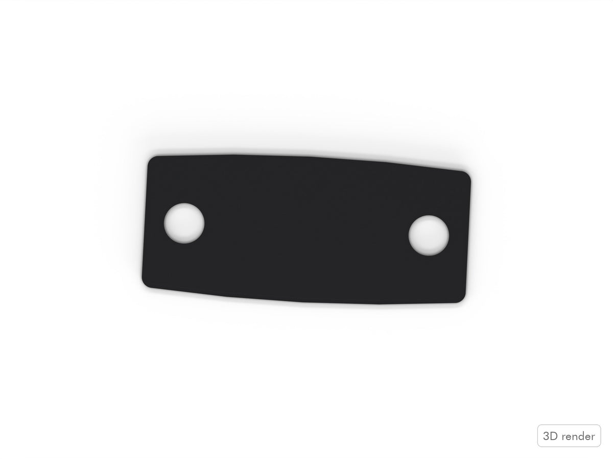 Floor Tom Bracket Gasket - Yamaha Stage Custom Compatible Drum Part Replacement (ZP061400) Top View
