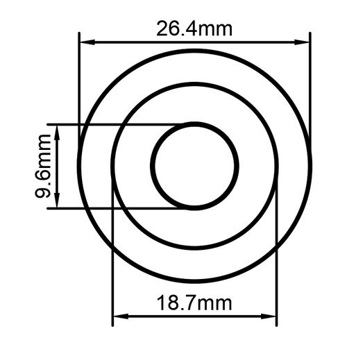 Bass Drum Spur Foot - Yamaha 9000-Style Drum Part Replacement, 3D printed drum part - photo 2