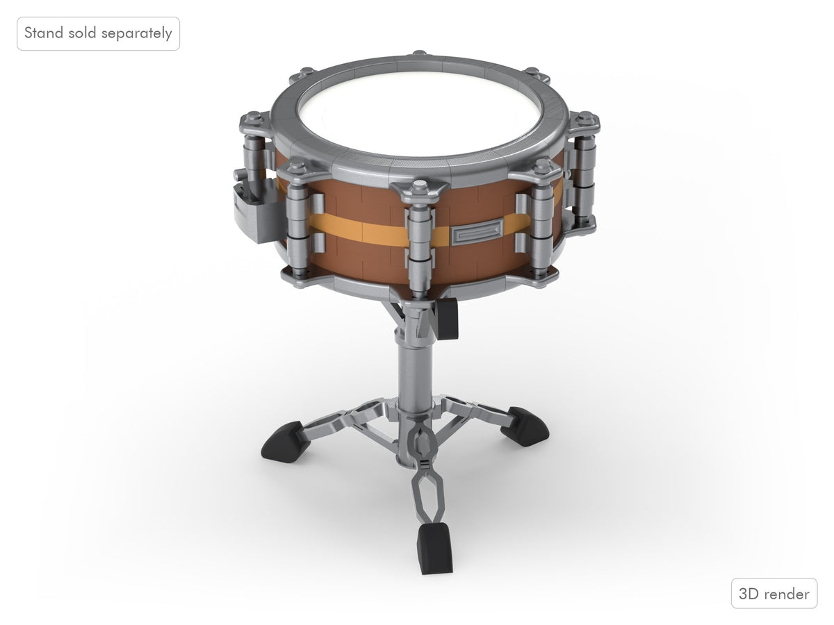 Beat Blokz - 1/4 Scale Snare Drum - Kit - Shown on the Beat Blokz snare stand (stand sold separately)