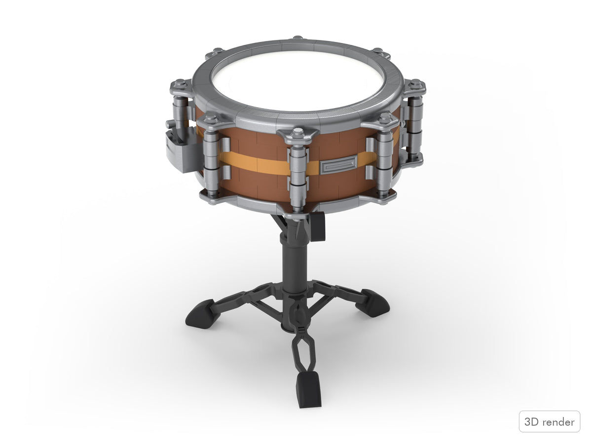 Beat Blokz - 1/4 Scale Snare Drum - Kit - with the Black snare stand (Add snare stand option)