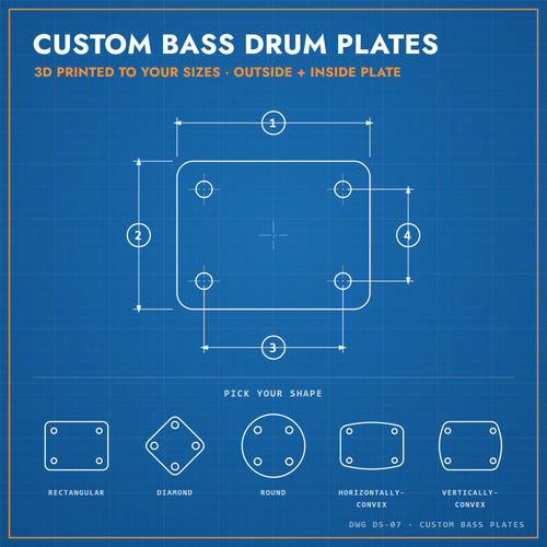 Custom Bass Drum Plates: main