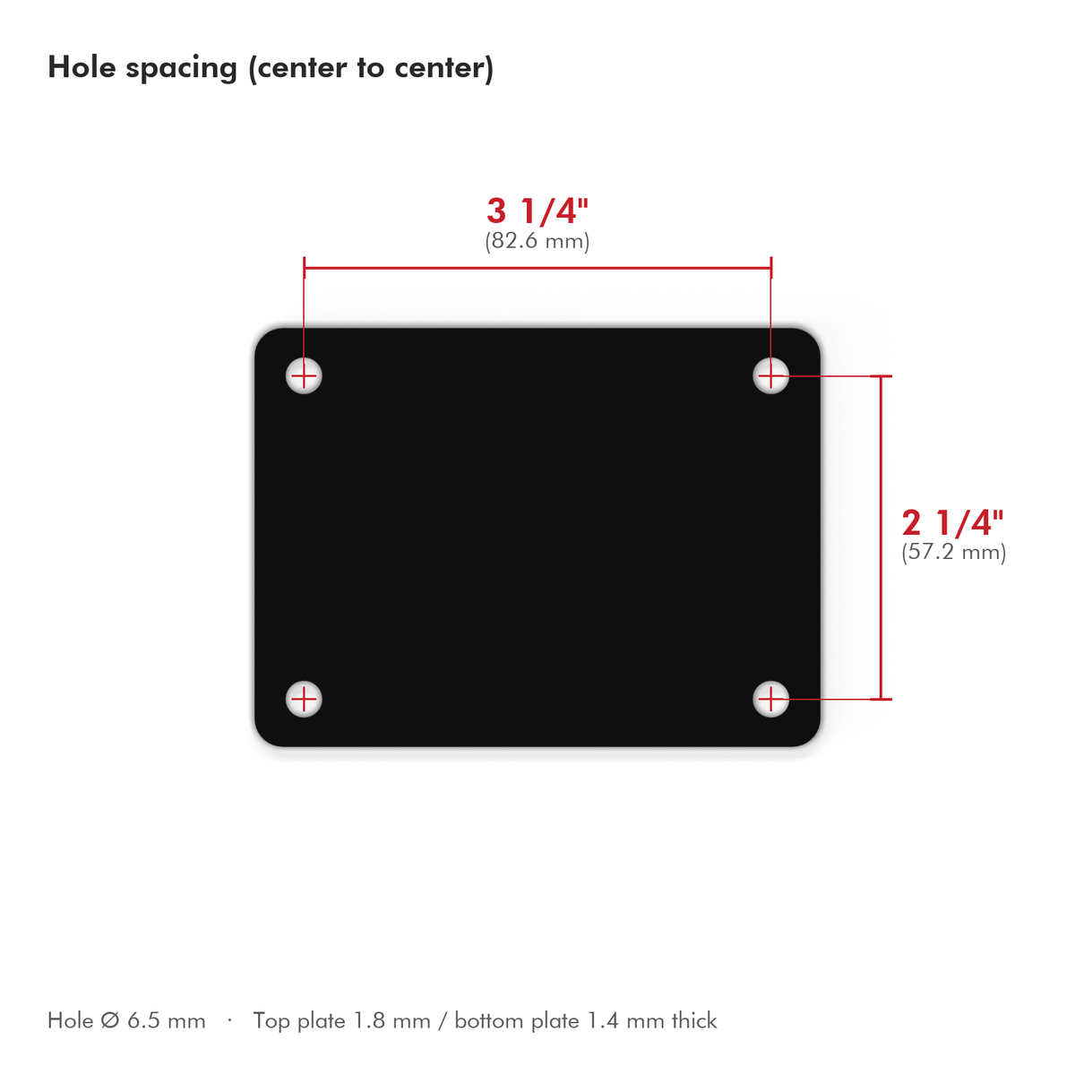 Gretsch Compatible Bass Drum Plate (Catalina)