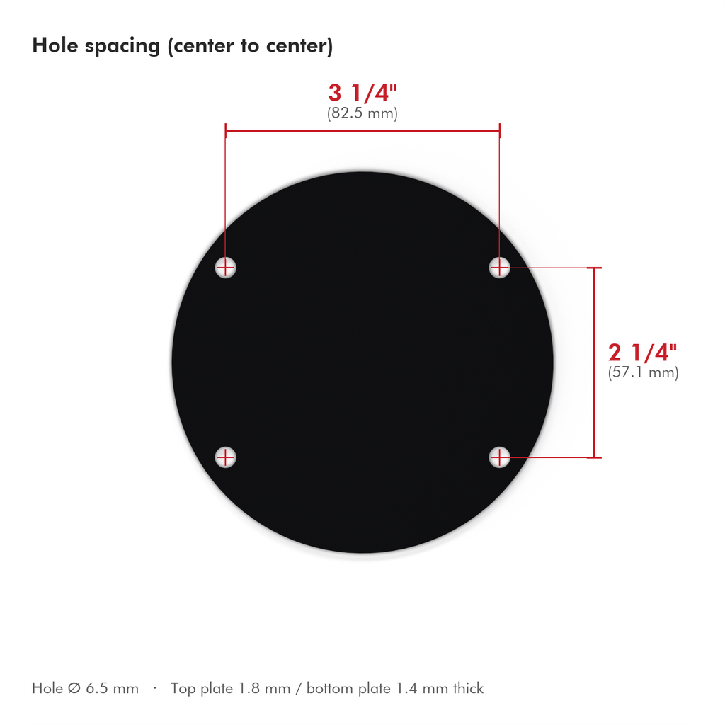 Gretsch Renown Compatible Bass Drum Plate (Round)