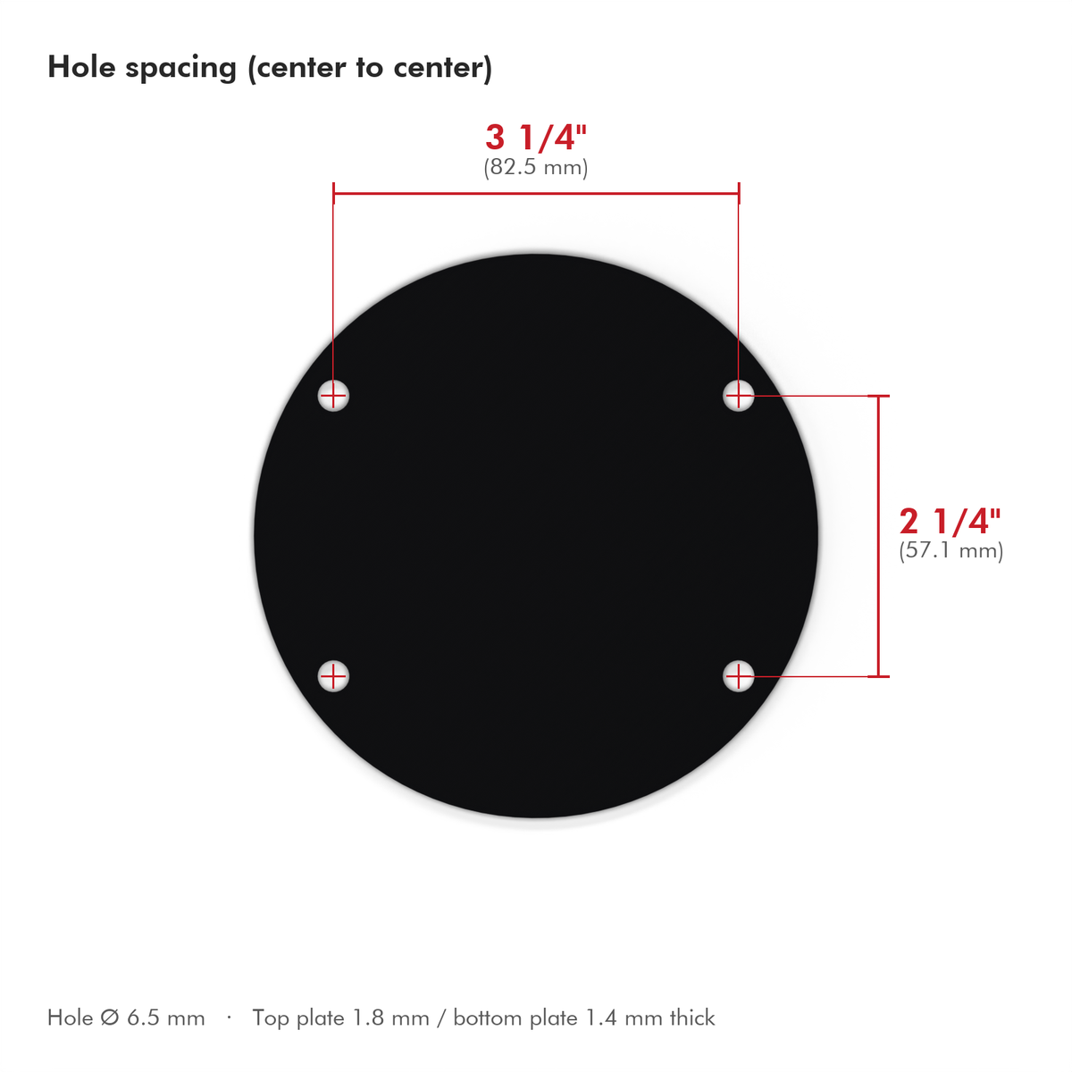 Gretsch Renown Compatible Bass Drum Plate (Round)