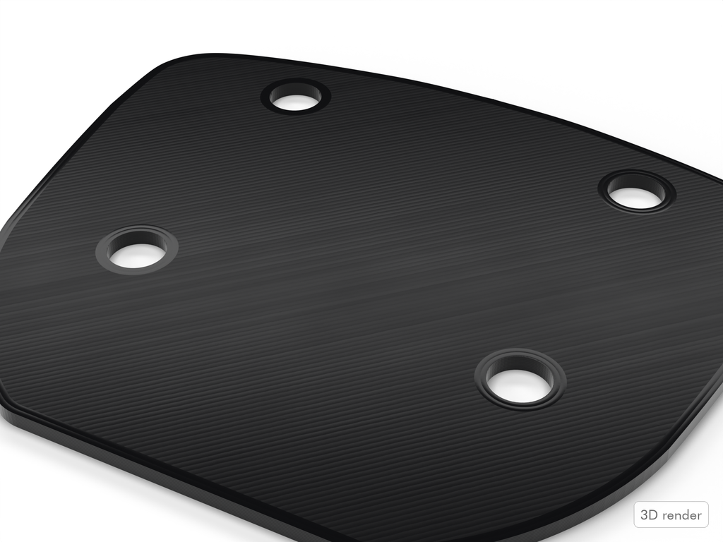 Ludwig Compatible Bass Drum Plate (Atlas Mount)